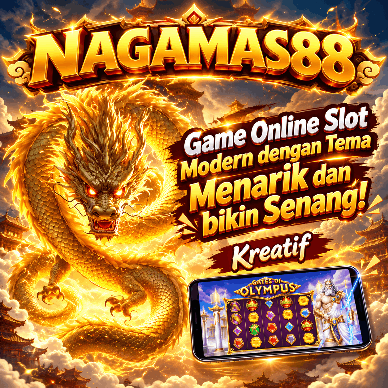 NAGAMAS88 Game Online Slot Modern dengan Tema Menarik dan bikin senang!